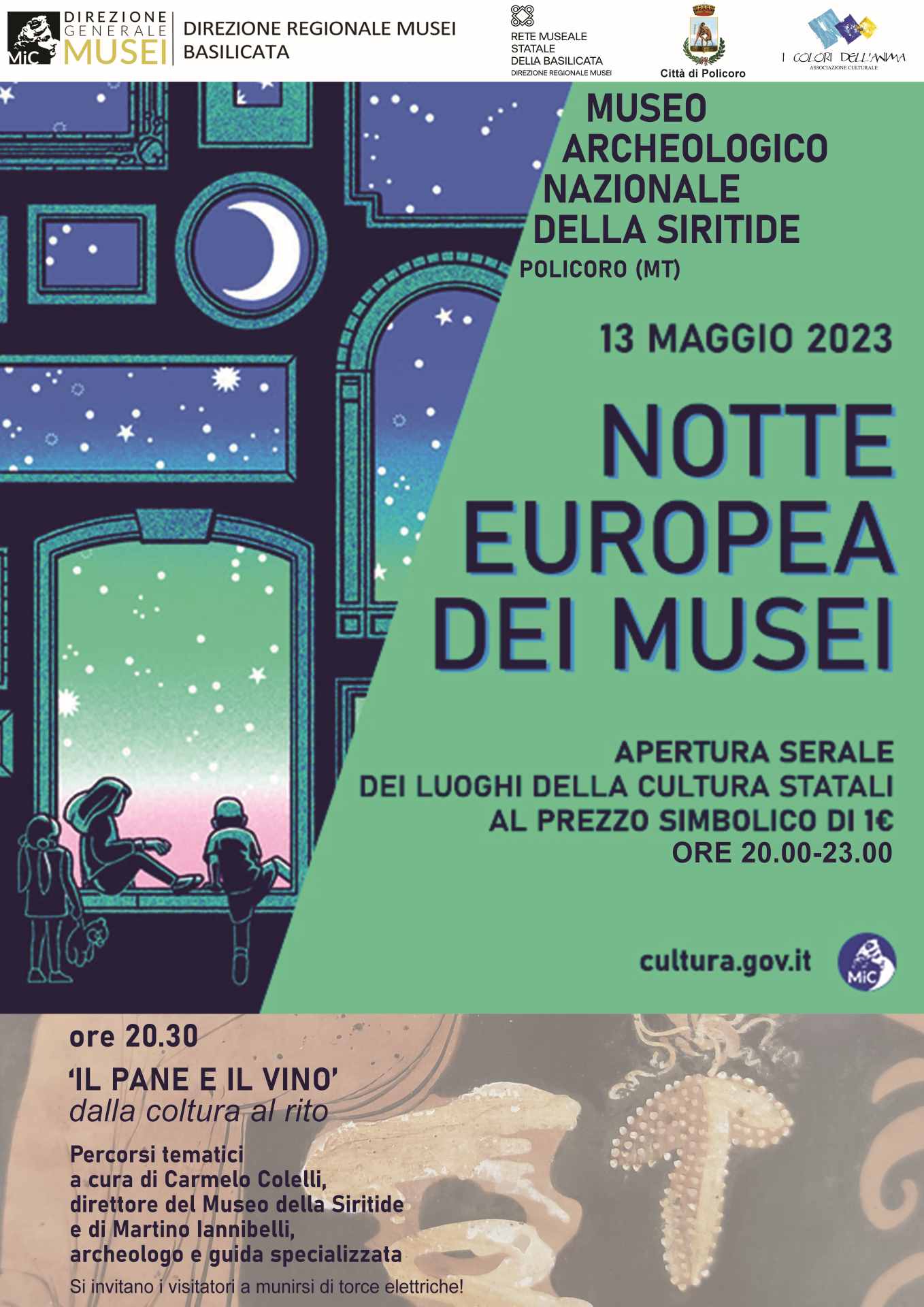 Notte Europea dei Musei | IL PANE E IL VINO – Dalla coltura al rito